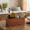 Acacia Wood Table Caddy 23 x 10 x 10 cm