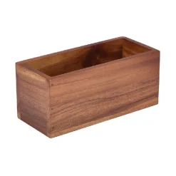 Acacia Wood Table Caddy 23 x 10 x 10 cm