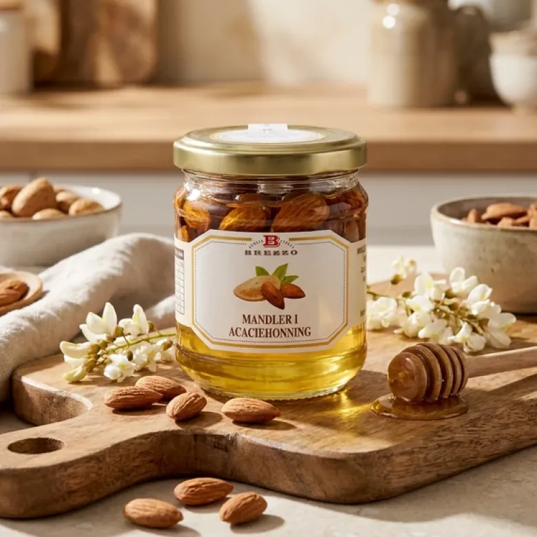 Acacie Honning med Mandler 240g