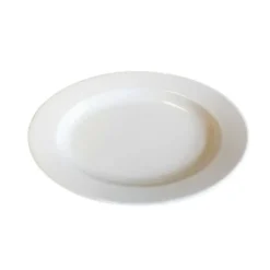 Amalie Oval Fad 25,5 cm Hvid