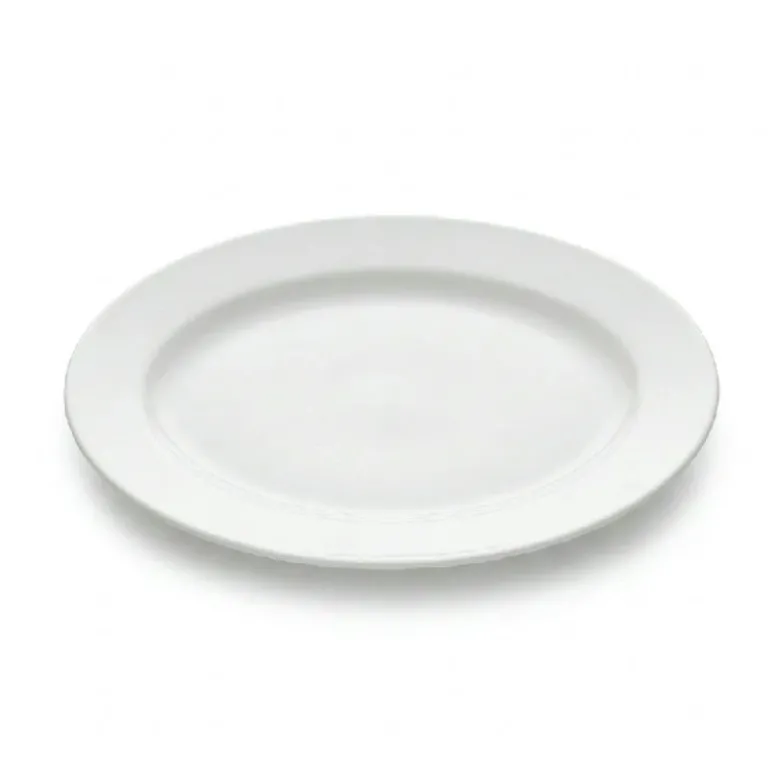 Amalie Oval Fad 38 cm Hvid