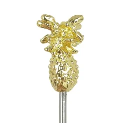 Ananas Garnish Drinkspind PK10 - Guld