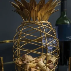 Ananas vinprop holder guld - Barcraft