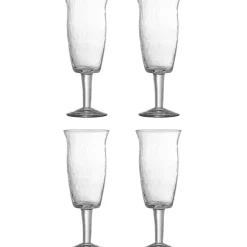 Asha Vinglas, Klar, Genanvendt Glas 4stk