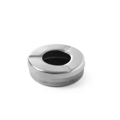 Askebæger med låg rustfrit stål 90x28 mm