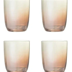 Aston Drikkeglas, Bronze, Glas 4 stk