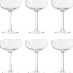 Astrid Champagneglas, Klar, Glas 6 stk