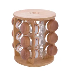 Bakke med 12 krydderiglas