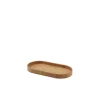 Bakke Oval Lys Finér Træ 23 x 11cm