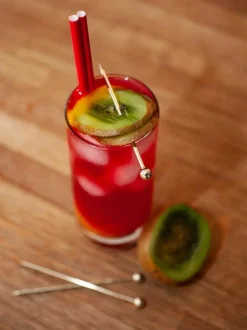 Ball Garnish Drinkspind PK10 - Guld
