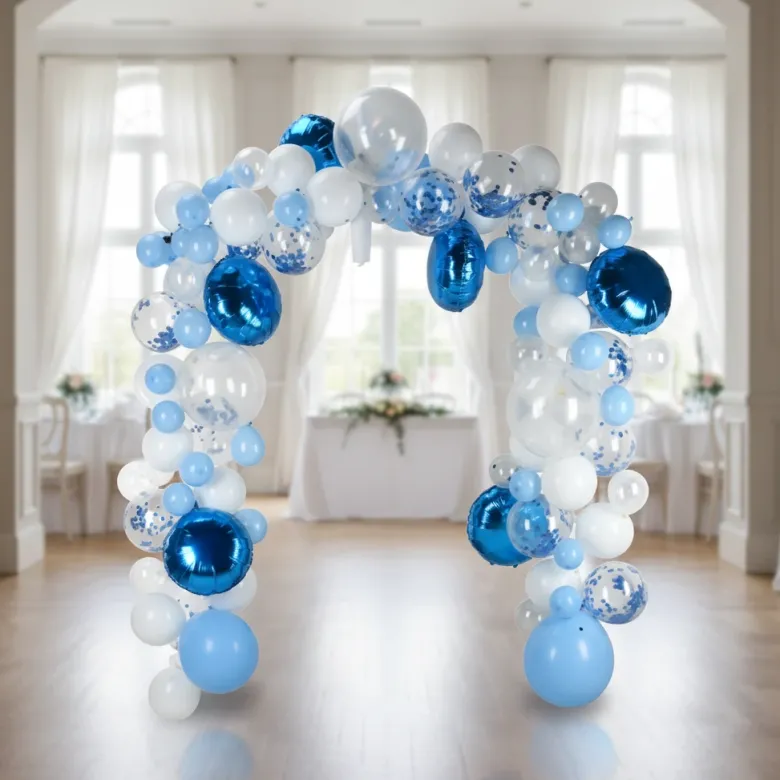 Ballonbue 122 stk blå