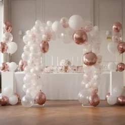 Ballonbue 122 stk rosegold