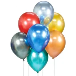 Ballonbuket B&C assorterede farver 7 stk.
