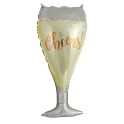 Ballon "Champagneglas" 39,7 X 84 cm