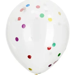 Balloner med konfetti 8 stk pakke.