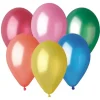 Ballon GM90 metal 25cm flerfarvet 100 stk.