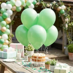 Ballon G120 pastel 33cm - grøn 12 / 50 stk.