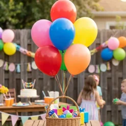 Ballon G90 pastel 10" flerfarvet 100 stk.