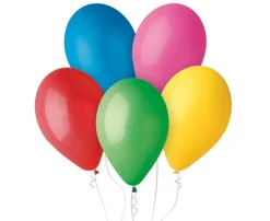 Ballon G110 pastel 12 flerfarvet 100 stk.
