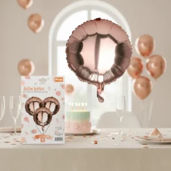 Ballon kobber folie rund 46cm sæt 10stk