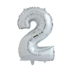 Ballon Nummer "2" 65 cm.
