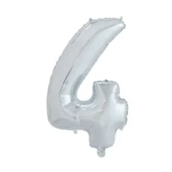 Ballon Nummer "4" 65 cm.