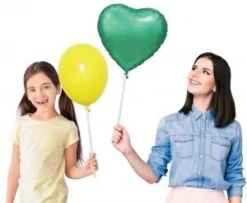 Ballon papirkopper & pinde 100 stk.