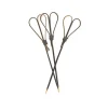 Bambus Sort hjerte 12 cm 25 stk