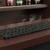 Bar hylde måtte - 31 x 9,1 cm, sort