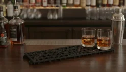 Bar hylde måtte - 31 x 9,1 cm, sort