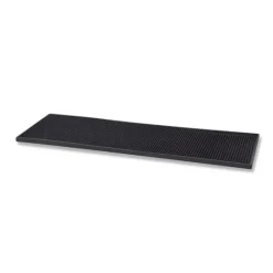 Barmåtte Sort 20x61 cm - Deluxe Sort gummi