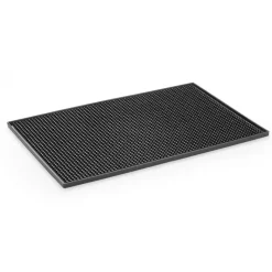 Barmåtte 610x80x15 mm sort gummi