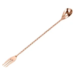 Barprofessional Barspoon Trident 40 cm - Kobber
