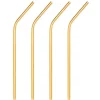 Barprofessional Metalsugerør 6mm - 4 stk - Guld