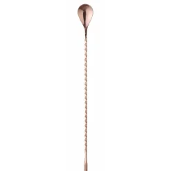 Barske med spiralhåndtag rustfrit stål kobberlook 380x35 mm