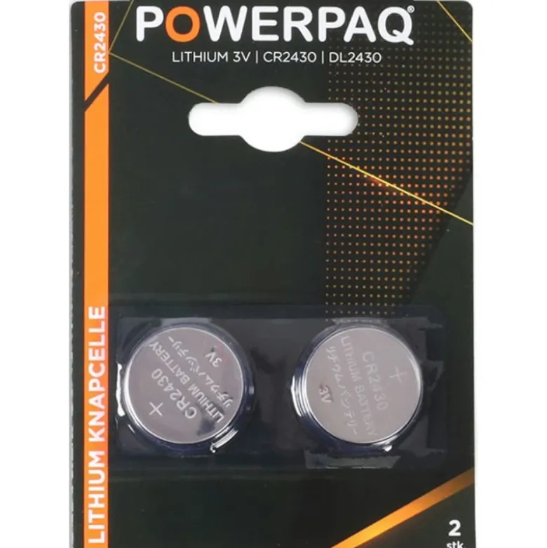 Batterier | Lithium CR2430 | PowerPaq