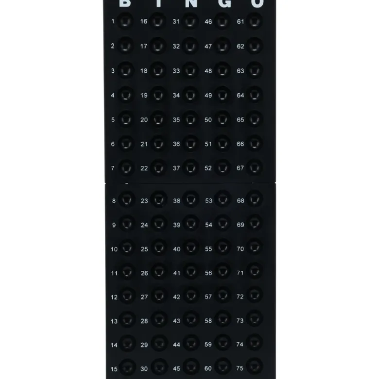Bingo spil sæt PP 18x18x16 cm