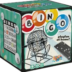 Bingo spil sæt PP 18x18x16 cm