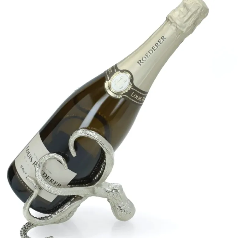 Blæksprutte lille vin & champagne flaskeholder