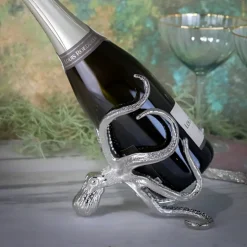 Blæksprutte lille vin & champagne flaskeholder