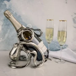 Blæksprutte vin & champagne flaskeholder