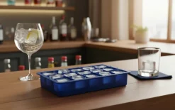 Blå Silicone isterningsform 15 rum