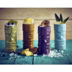 Blå Tiki-krus 40cl - Genware
