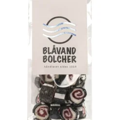 Bolsjer, Salmiak Lakrids 80g Blåvand Bolsjer