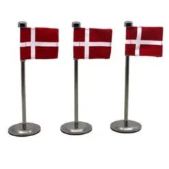 Bordflag Dannebrog 3 stk. 20 cm