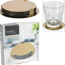 Bordskånersæt 6 stk i holder messing
