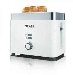 Brødrister, 2 skiver, 1000W - Hvid