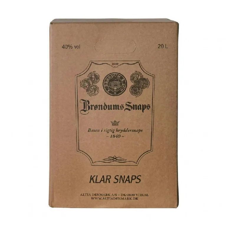 Brøndums Snaps Klar BIB 20 Liter