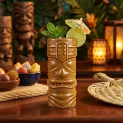 Brunt Tiki-krus 40cl - Genware