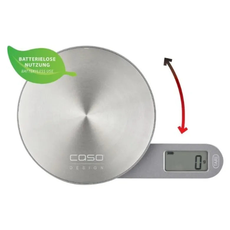 CASO Køkkenvægt EcoMate, vejeskala 1 g max 5 kg
